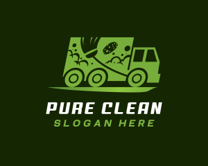 Cleaning Van Vehicle logo design