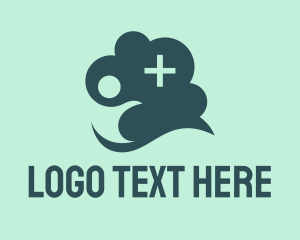 Cross - Medical Cloud Person Care logo design