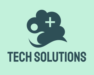 Solutions - Medical Cloud Person Care logo design