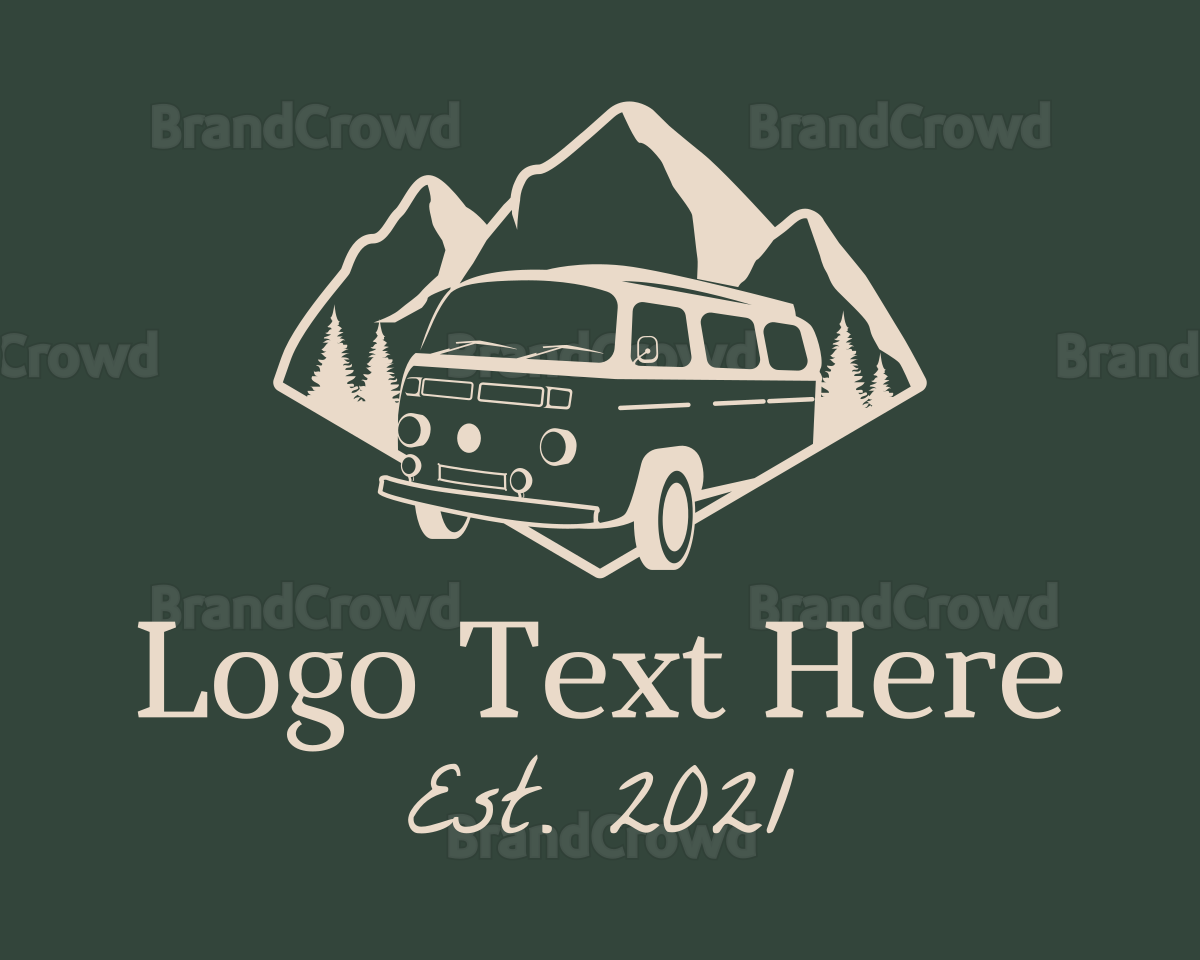 Camping Travel Van Logo | BrandCrowd Logo Maker