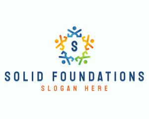 People Charity Foundation logo design