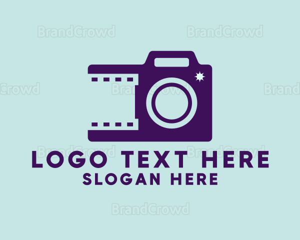 Camera Film Strip Photography Logo
