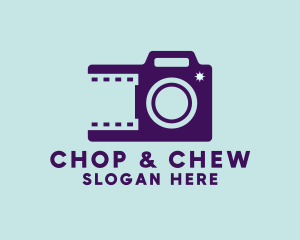 Flash - Camera Film Strip Photography logo design