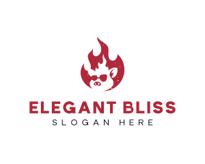 Roast - Pig Sunglasses BBQ Restaurant logo design