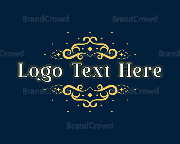 Decorative Ornament Clouds Logo