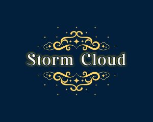 Decorative Ornament Clouds logo design