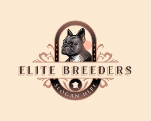 French Bulldog Pet logo design