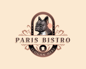 French Bulldog Pet logo design