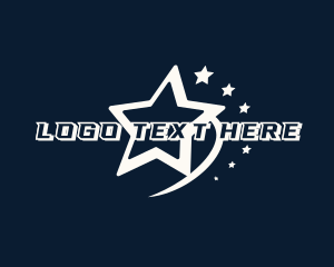 Arcade - Galaxy Shooting Star logo design