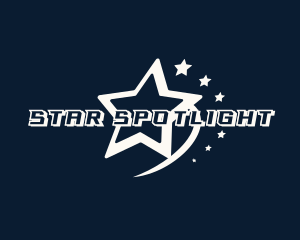 Galaxy Shooting Star logo design