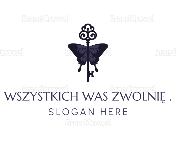 Precious Butterfly Key Logo