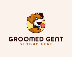 Groom - Pet Dog Veterinarian logo design