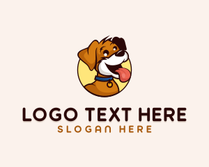 Rottweiler - Pet Dog Veterinarian logo design