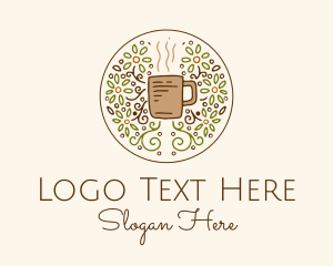 Decorative - Organic Teahouse Drink logo design