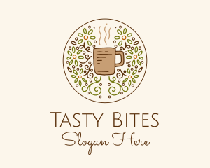 Cup - Organic Teahouse Drink logo design