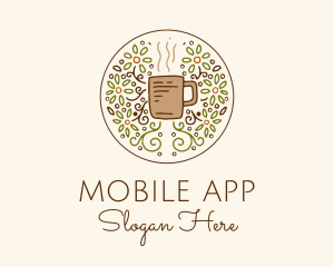 Coffee Farm - Organic Teahouse Drink logo design