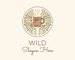 Cappuccino - Organic Teahouse Drink logo design
