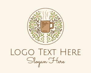 Tea Shop - Organic Teahouse Drink logo design