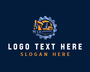 Industrial - Excavator Builder Machinery logo design