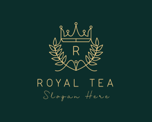 Royal Wreath Shield logo design