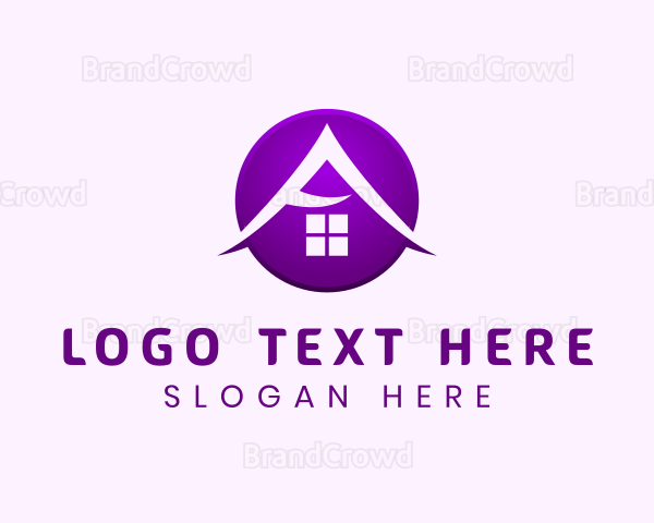 House Broker Letter A Logo