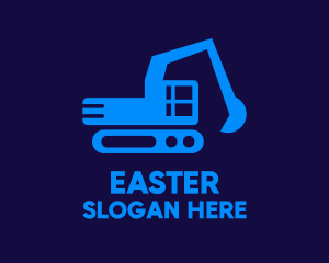 Excavator Construction Truck Logo