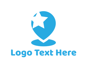 Event Space - Star Location Pin logo design