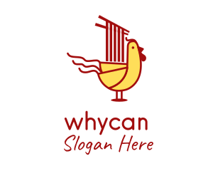 Chicken Noodle Restaurant Logo