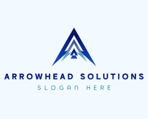 Arrow Triangle Agency logo design