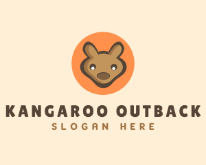 Australian - Wallaby Joey Kangaroo logo design
