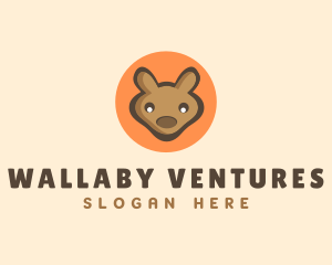 Wallaby Joey Kangaroo logo design