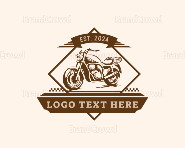 Motorcycle Rider Vehicle Logo