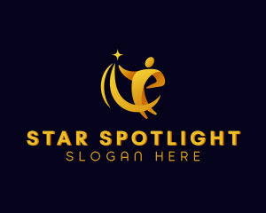 Person Star Leadership logo design