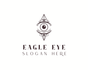 Bohemian Eye Tarot logo design