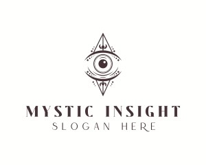 Bohemian Eye Tarot logo design