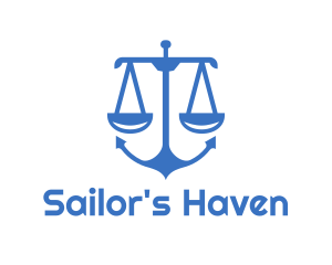 Anchor Law Scale logo design