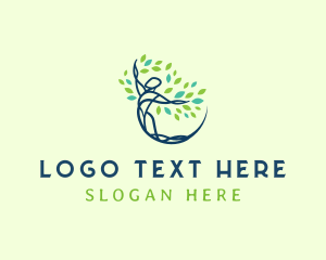 Vegatarian - Eco Tree Wellness logo design