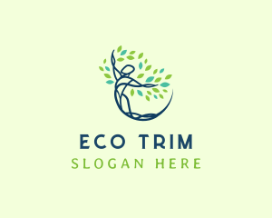 Eco Wellness Spa logo design