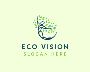 Eco Wellness Spa logo design