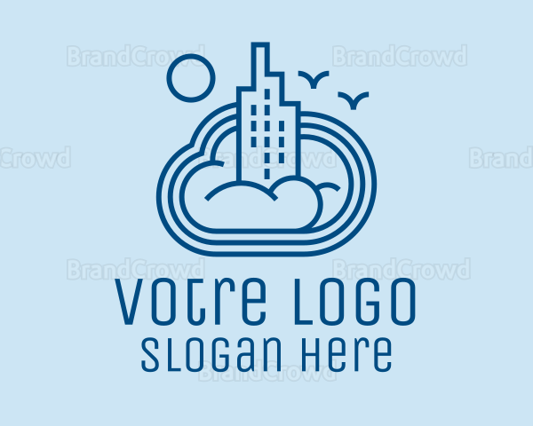 Blue Cloud City Logo