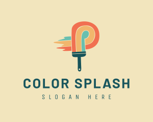 Colorul Paint Renovation logo design