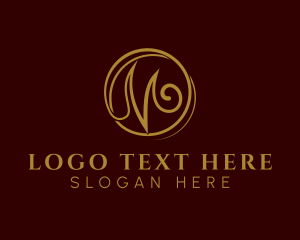 Hotel - Elegant Jewelry Letter M logo design