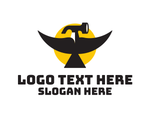 Toolbox - Hammer Bird Hardware logo design