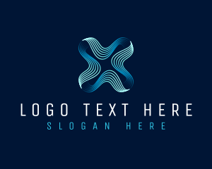 Abstract - Abstract Sound Waves logo design