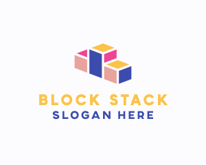 Fun Building Blocks logo design