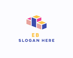 Fun Building Blocks logo design