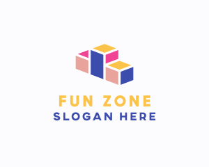 Fun Building Blocks logo design