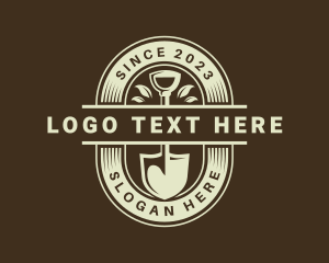 Tool - Farm Shovel Planting logo design