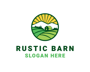 Farmer House  Barn logo design