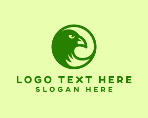 Zoo - Green Eagle Wildlife logo design